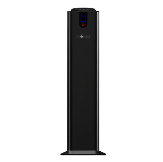 AROMELY Smart Bluetooth Scent Diffuser front view in black delivers effortless scent control