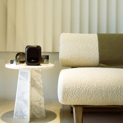 AROMELY diffuser app-control screen demonstrates mobile control for scheduling and intensity customization.