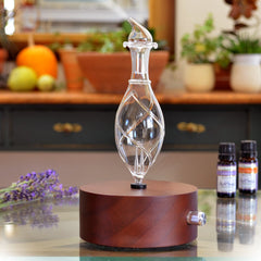 ArOmis glass essential oils nebulizer with hand-blown borosilicate reservoir