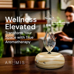 ArOmis nebulizer in use releasing aroma