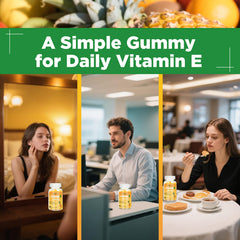 Daily wellness ritual with Aromlife Vitamin E gummies