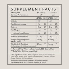 Back of bottle showing directions and ingredients