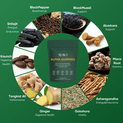 Sugar-free vegan gummies with clean ingredient statement