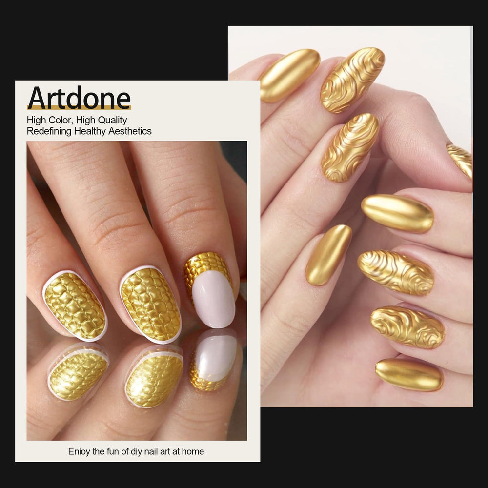 Artdone powder application with a cotton swab helps beginners reach even coverage.