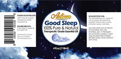 Patch test area showing carrier oil and Good Sleep Blend