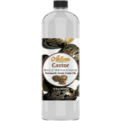 Artizen Pure Castor Oil 16oz bottle front view