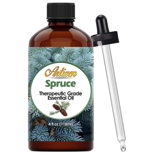 Artizen Spruce Essential Oil 4oz bottle