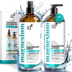 ArtNaturals Magnesium Oil Spray, 12 oz bottle, for quick relief and muscle relaxation