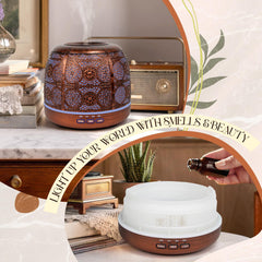 Gift-ready ARVIDSSON 500ml essential oil diffuser decor
