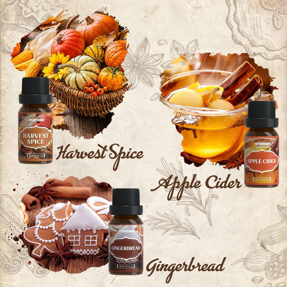Diffuser emitting autumn fragrance in a cozy room