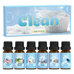 ARVIDSSON Clean Essential Oils Set — six 10ml bottles