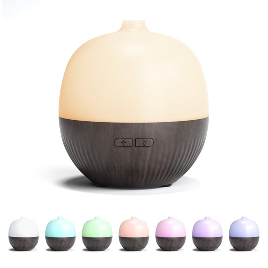 Front view of ARVIDSSON 100ml essential oil diffuser in dark wood