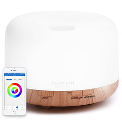 ASAKUKI Smart Wi-Fi Diffuser gold front view