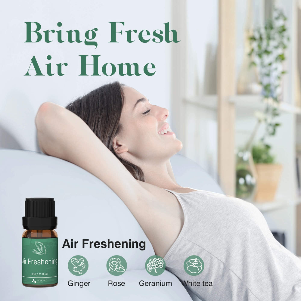 ASAKUKI Sweet Dreams essential oil blend bottle for diffusers