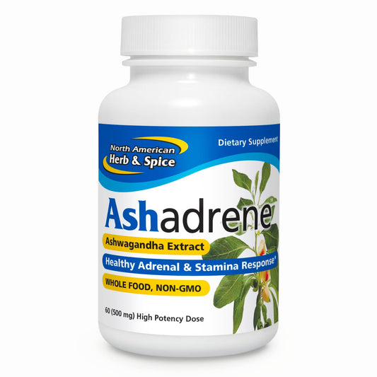 Bottle of Ashadrene 60 Caps by North American Herb & Spice