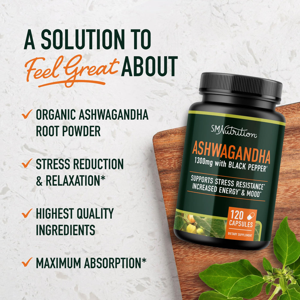Powdered root form of ashwagandha extract