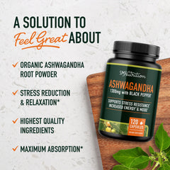 Powdered root form of ashwagandha extract