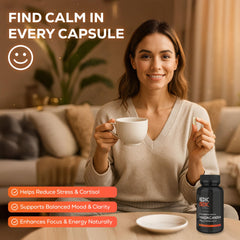 Pack shot of The Vedic Medic Ashwagandha 3000mg capsules