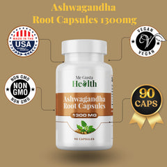 Vegan-friendly Ashwagandha capsules ingredients label