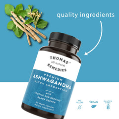 Ashwagandha capsules for energy and vitality
