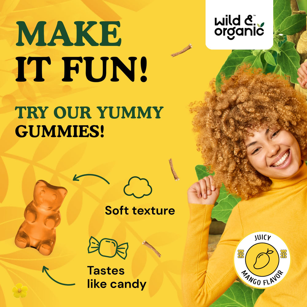 Two bottles included with 60 gummies per bottle