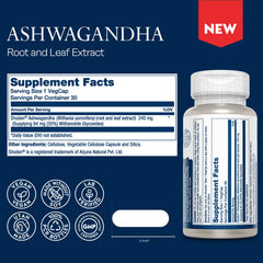 Ashwagandha root and leaf extract, 240 mg per capsule