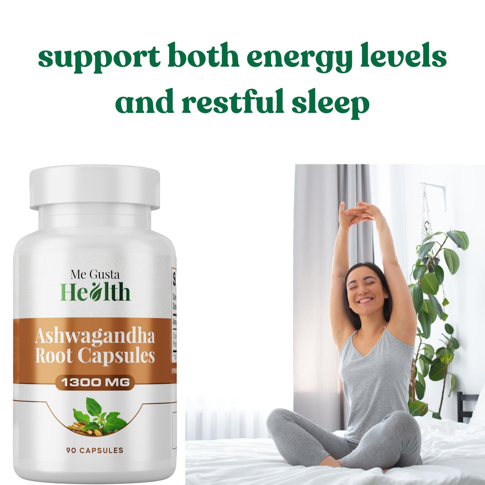 Ashwagandha capsules for mood and energy support