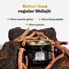 Blend of Ashwagandha, Safed Musli, Gokshura with Shilajit Gold