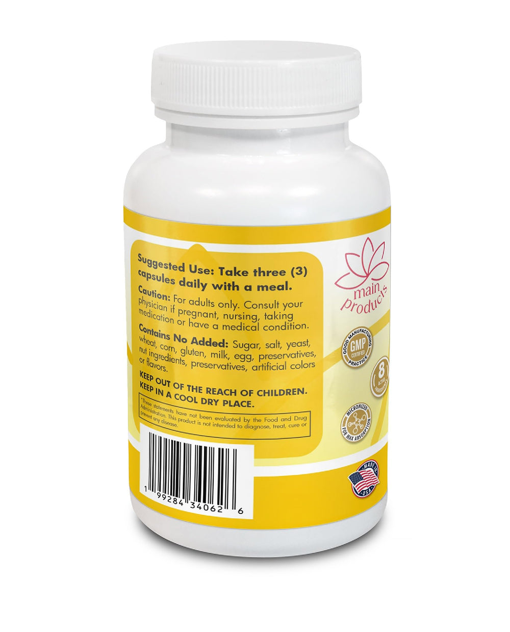Contains Ashwagandha, Turmeric, Ginger, and Arnica