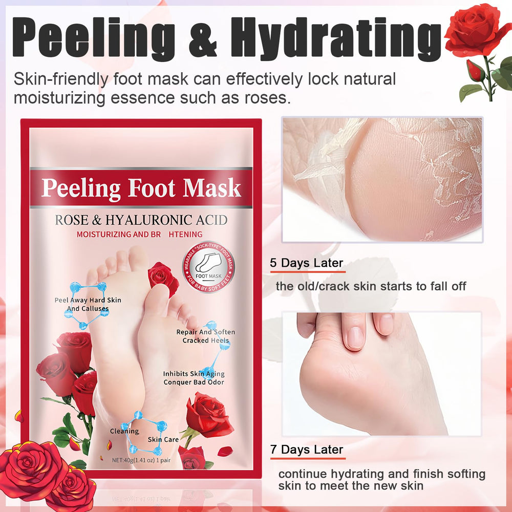 ASMAYSA easy-to-wear foot mask socks for at-home spa care