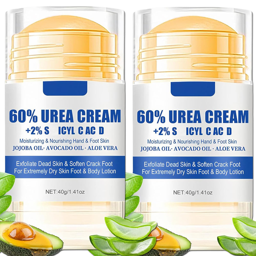 ASMAYSA 60% urea foot cream set packaging highlights compact, travel-friendly care.