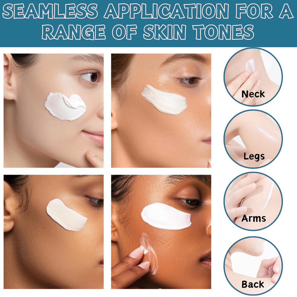 Asmaysa SPF 90 sunscreen at the beach, waterproof coverage in action