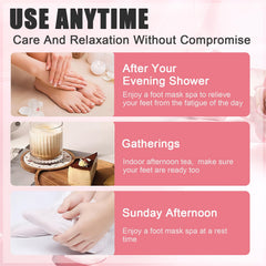ASMAYSA five-pair set for ongoing foot care routine