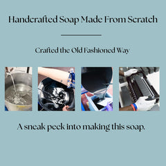 Shaving-use image showing smooth glide with Aspen Kay Naturals soap.