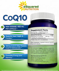 Asquared Nutrition CoQ10 bottle on desk for daily ritual.