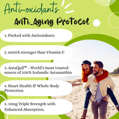 Graphic showing organic coconut oil improving absorption of astaxanthin