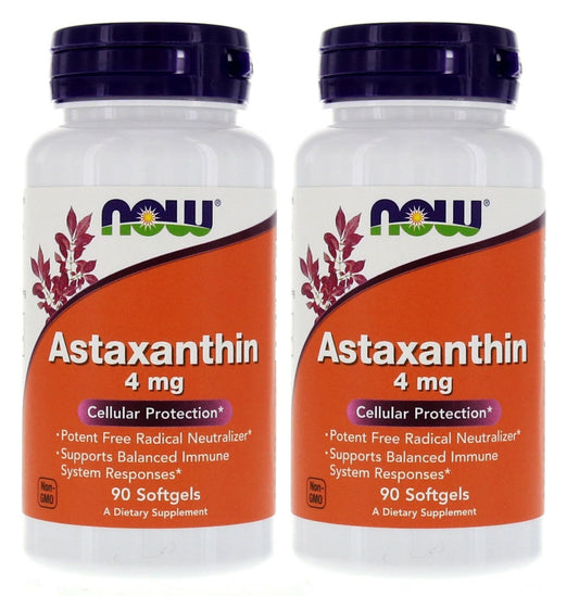 Astaxanthin 4mg 90 Softgels Pack of 2 box