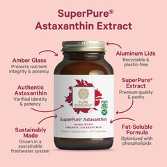 Astaxanthin with sunflower lecithin for enhanced absorption