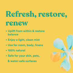 Purifying botanicals with Tea Tree and Juniper scent