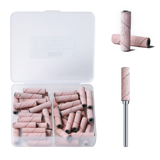 ASWEINA 50pcs nail drill bits for precise shaping and smooth finishes.