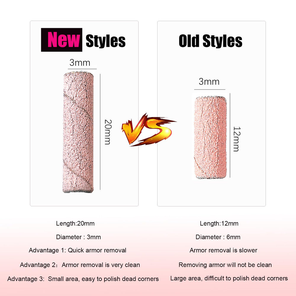 ASWEINA two-way rotation nail files for flexible control during manicure.