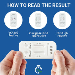 Quality-controlled at-home EBV test kit for monitoring immune status