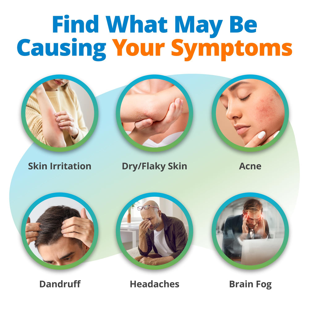 At-home hair sample collection for sensitivity test