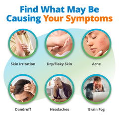 At-home hair sample collection for sensitivity test