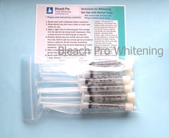 At-home teeth whitening kit with 3ml gel syringes