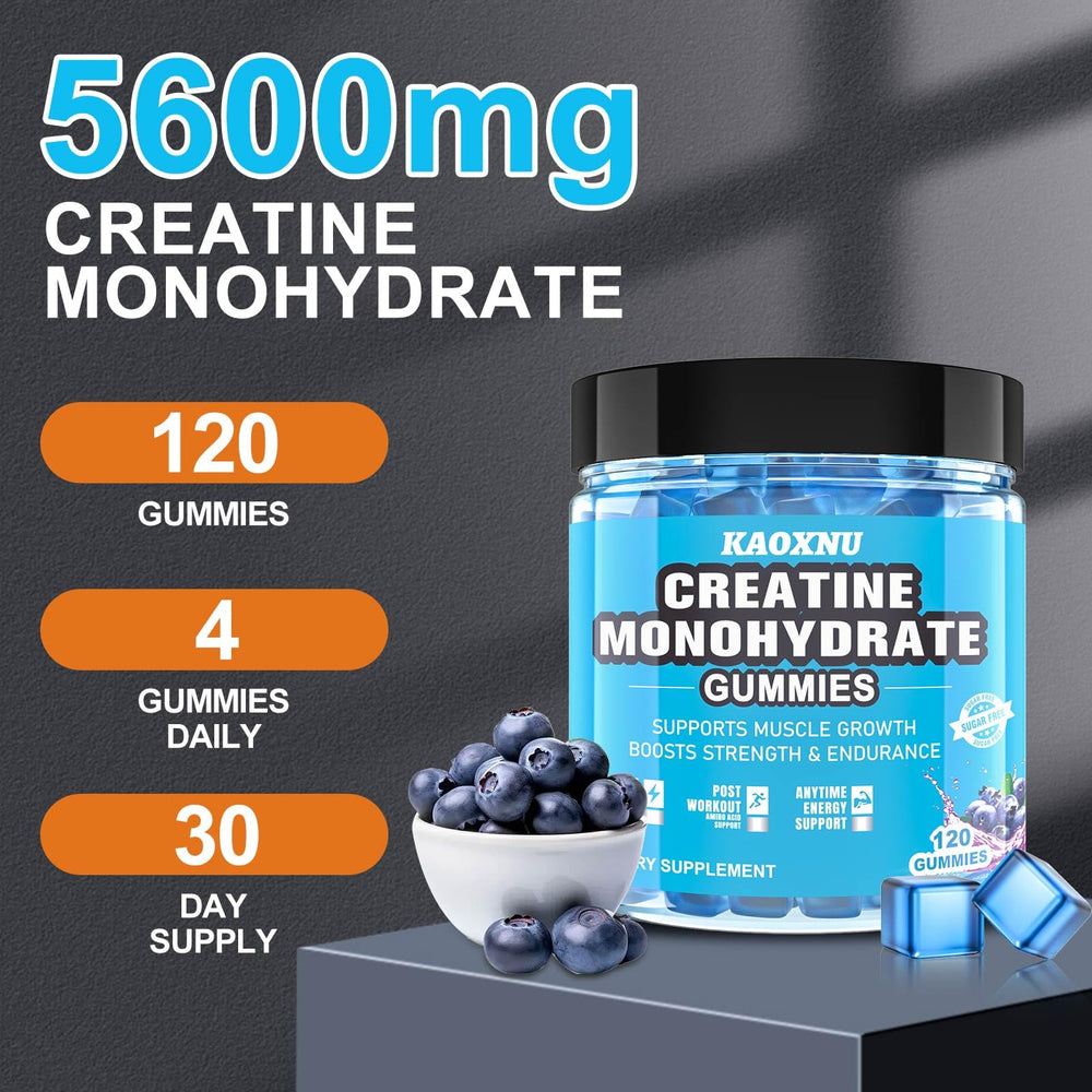 Active lifestyle with energy boost from creatine gummies