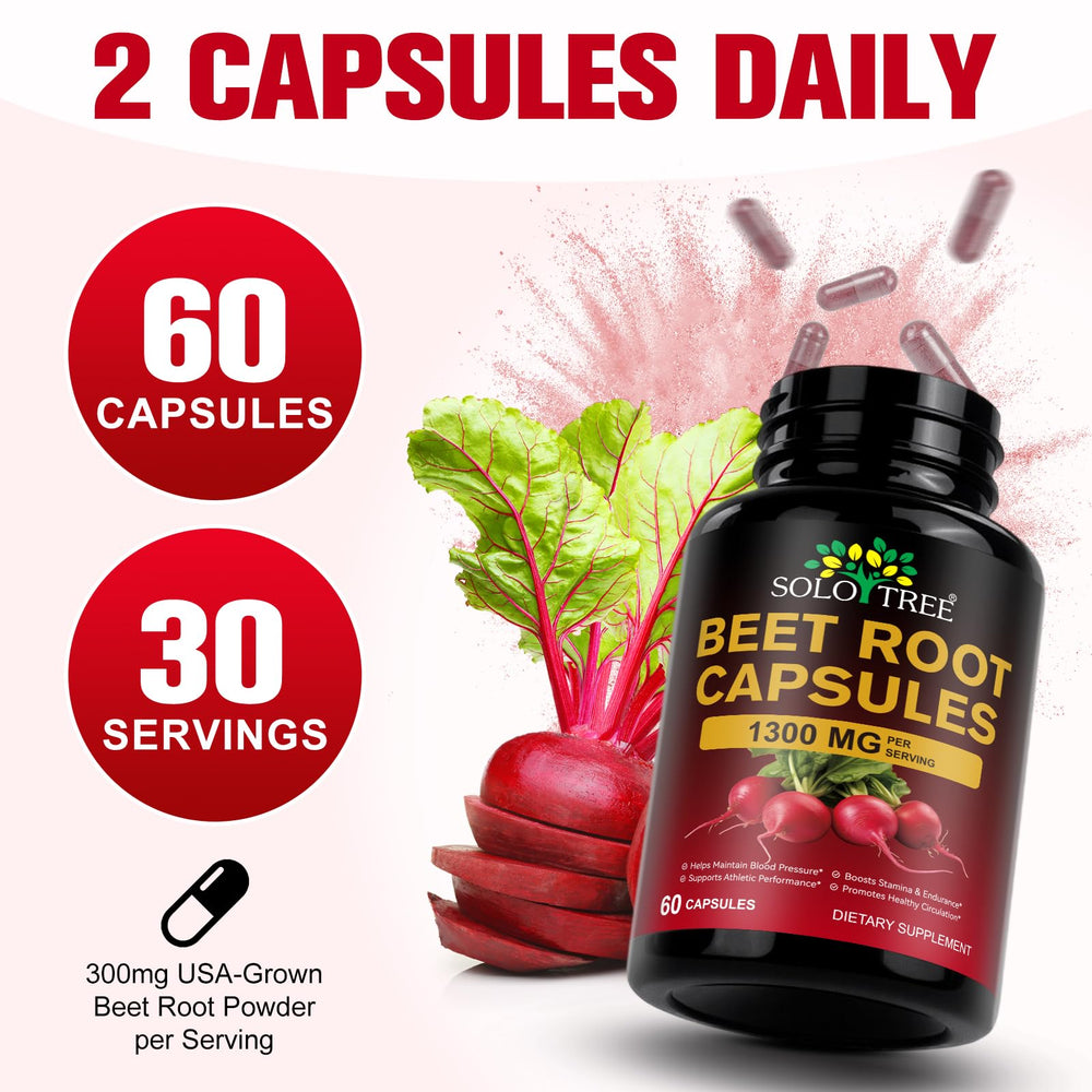 Beet root capsules supporting athletic performance