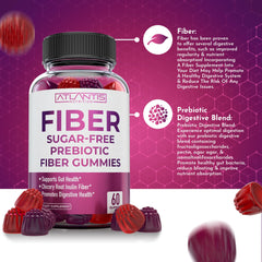 Gummies with prebiotic blend and ingredients panel