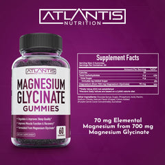 Adult taking magnesium glycinate gummy for daily wellness
