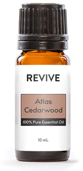 Atlas Cedarwood essential oil bottle with dropper